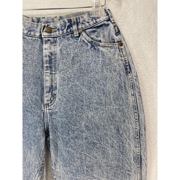 Lee Rider's Women's size 16 Vintage Acid Wash High Waist Tapered Leg - Picture 3 of 14